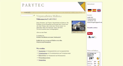 Desktop Screenshot of parytec.com